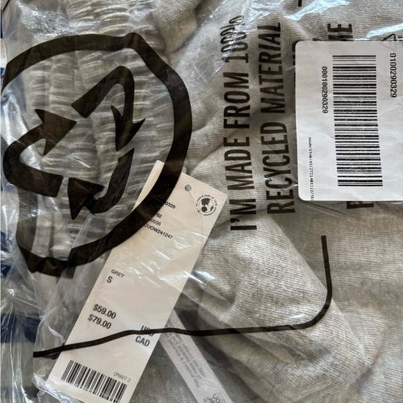 iets frans & Urban Outfitters Harri Wide Leg Jogger Pant - Gray SweatPants - Picture 8 of 8